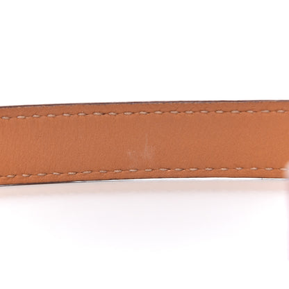 Hermes Tadelakt Kelly Double Tour Bracelet M Rubis 7 of 8