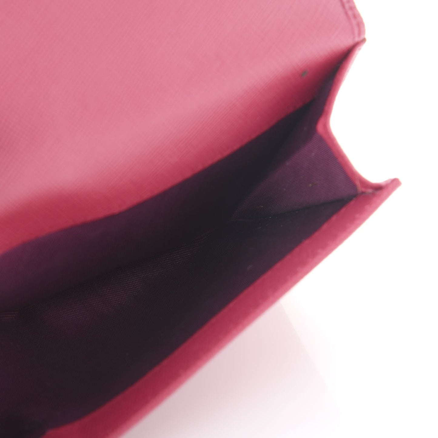 Saffiano Metal Continental Flap Wallet Peonia