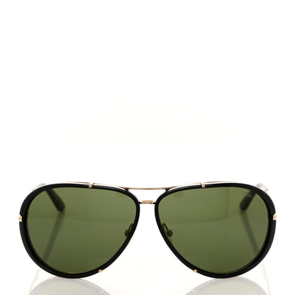 Tom Ford Cyrille Aviator Sunglasses TF109 Black 2 of 8