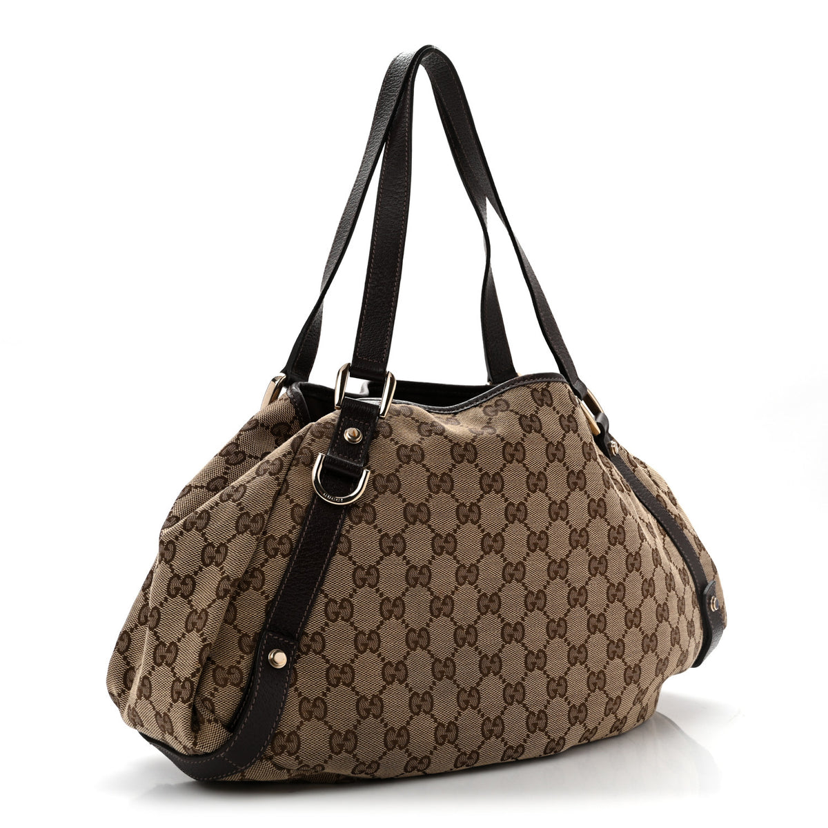 Gucci Monogram Medium Abbey Shoulder Bag Dark Brown 3 of 14