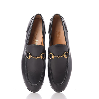 Gucci Calfskin Womens Jordaan Loafers 34 Black 5 of 11