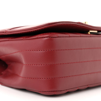 Chanel Calfskin Chevron Quilted Mini Statement Flap Red 9 of 11