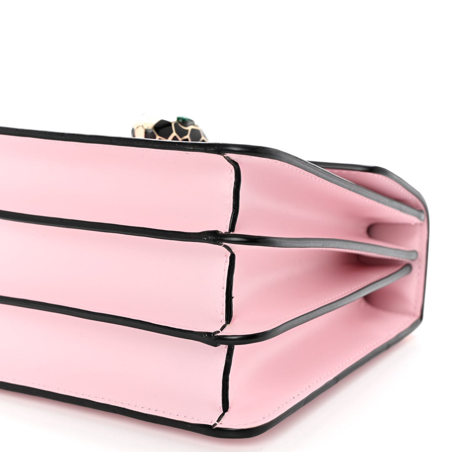 Calfskin Serpenti Forever Top Handle Light Pink