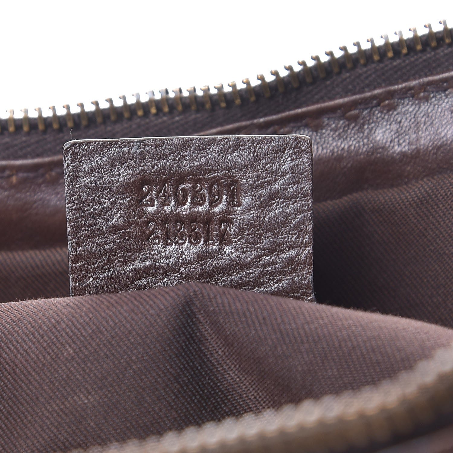 Gucci Monogram Interlocking G Tote Dark Brown 7 of 16