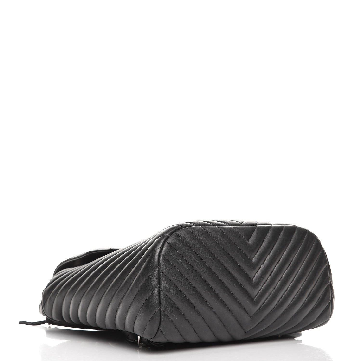 Chanel Calfskin Chevron Quilted Large Urban Spirit Backpack Black 4 of 12