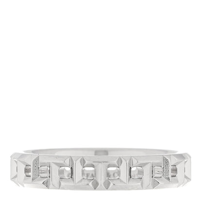 Tiffany 18K White Gold T True Narrow Band Ring 48 4.5 1 of 5