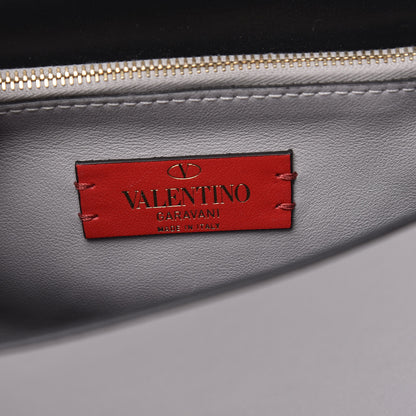 Valentino Garavani Vitello Rockstud Side Slip Crossbody Pastel Grey 6 of 13