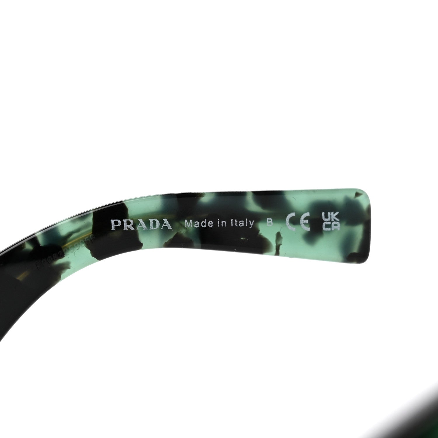 Prada Acetate Symbole Sunglasses SPR 23Y Red Tortoise 6 of 8