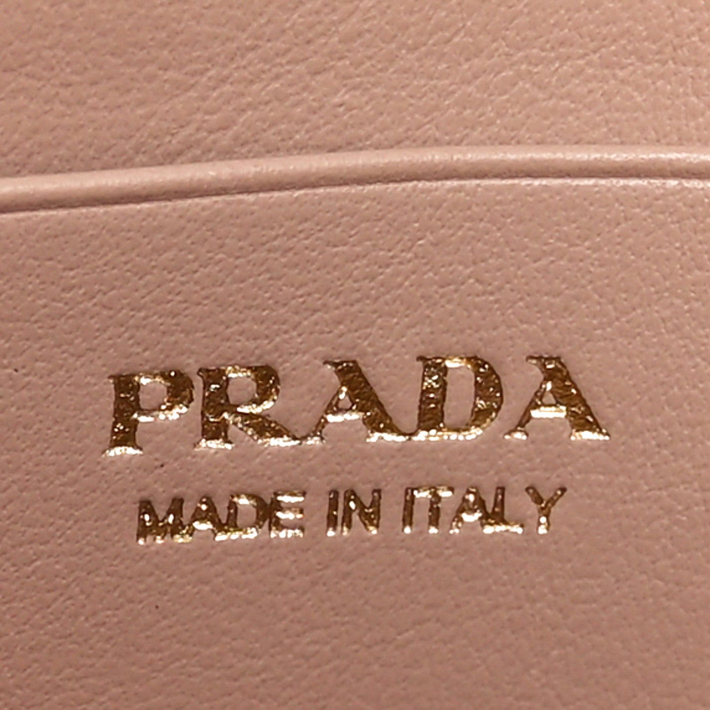 Prada City Calfskin Cahier Astrology Chain Wallet Cipria 6 of 9