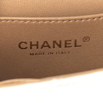 Chanel Lambskin Quilted Chic Pearls Flap White 6 of 9