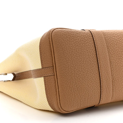 Hermes Twill H Negonda Garden Party 30 TPM Ecru Jaune De Naples Biscuit 7 of 9