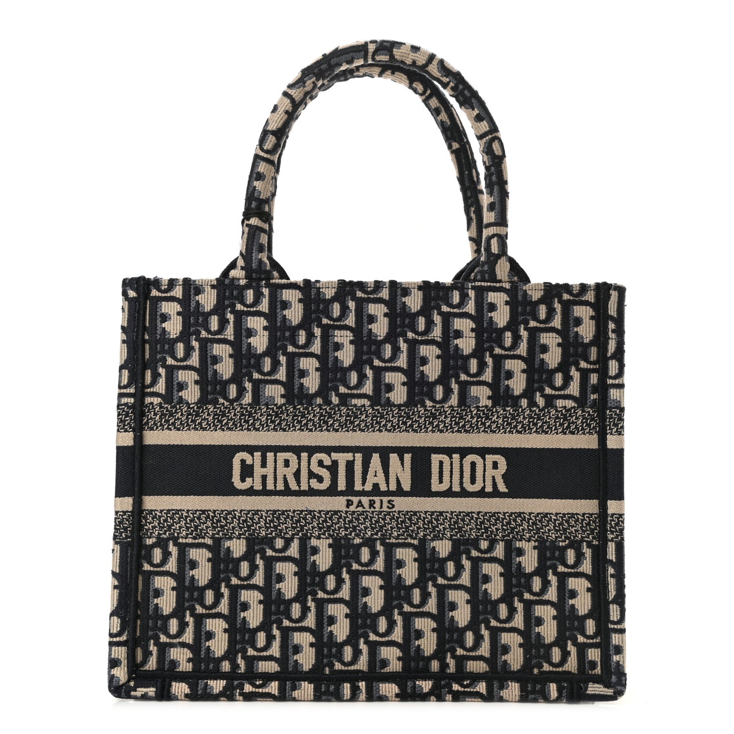 Oblique Small Book Tote Blue Multicolor