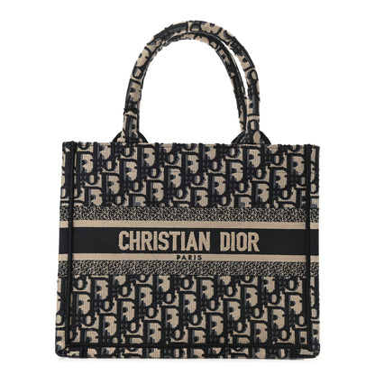 Christian Dior Oblique Small Book Tote Blue Multicolor 1 of 11