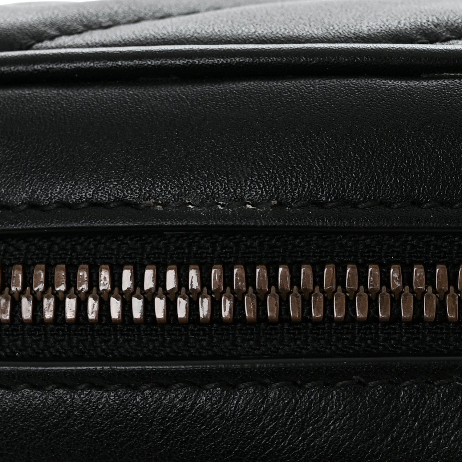 Gucci Calfskin Matelasse GG Marmont Belt Bag 75 30 Black 11 of 12