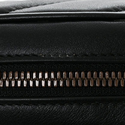 Gucci Calfskin Matelasse GG Marmont Belt Bag 75 30 Black 11 of 12