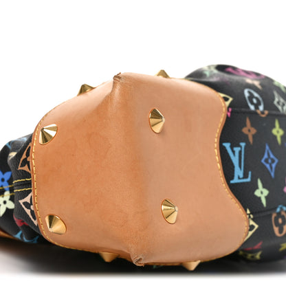 Louis Vuitton Monogram Multicolor Judy MM Black 8 of 9