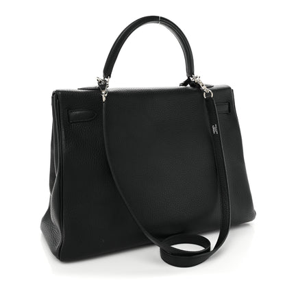 Hermes Togo Kelly Retourne 35 Black 3 of 14
