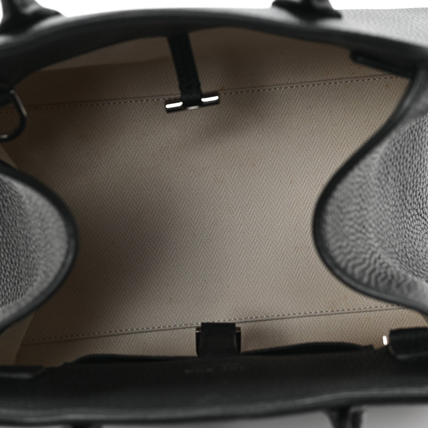 Grained Calfskin Soft Margaux 10 Bag Black