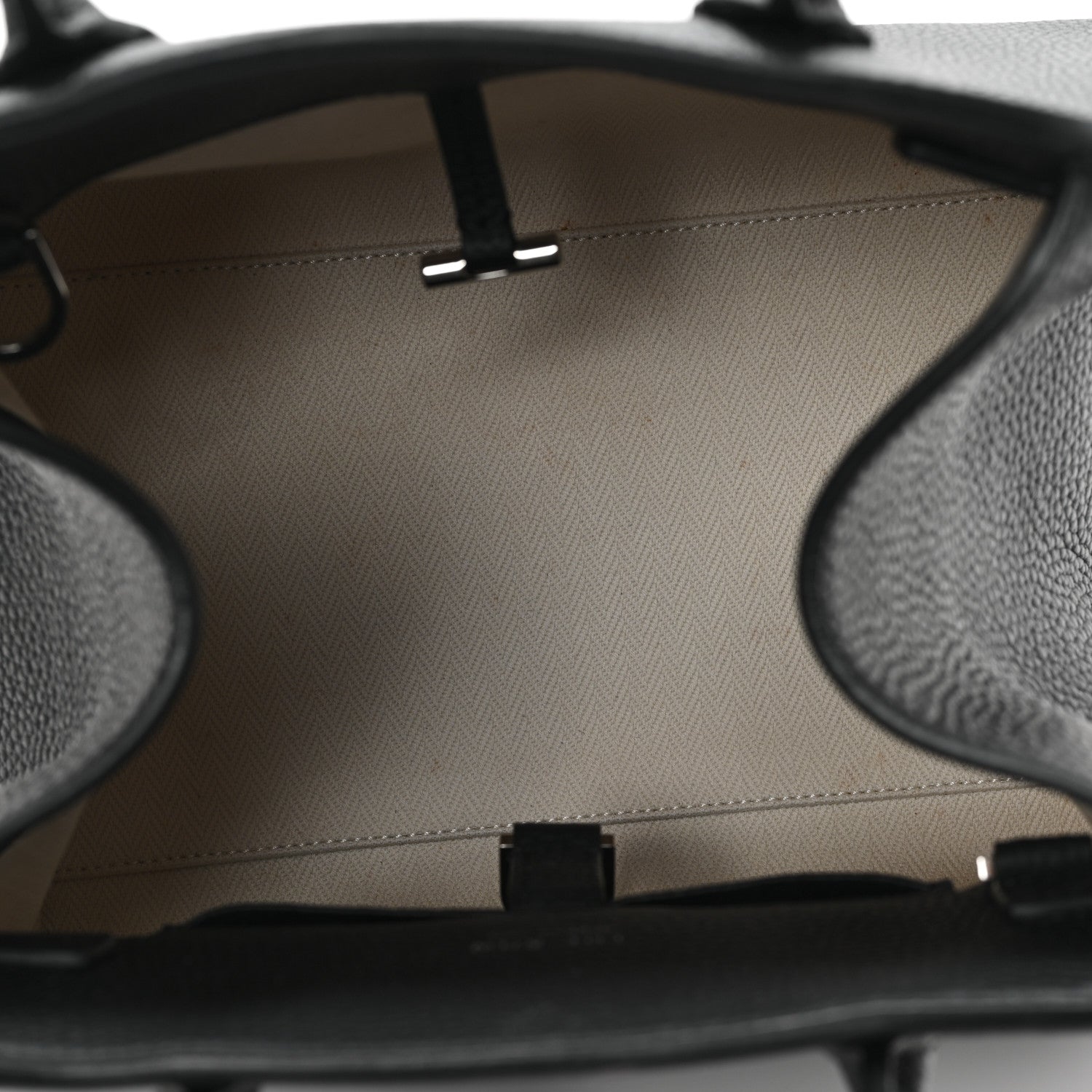 The Row Grained Calfskin Soft Margaux 10 Bag Black 5 of 9