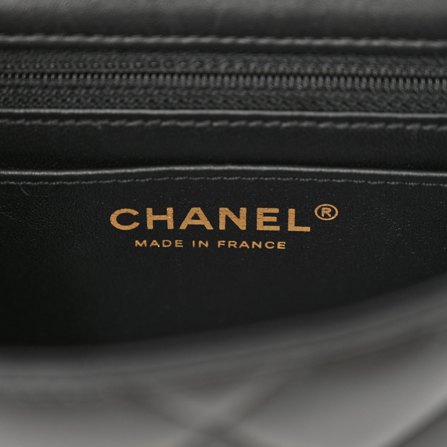 Chanel Lambskin Enamel Pearl Quilted Mini Charm Me Square Flap Black 6 of 10