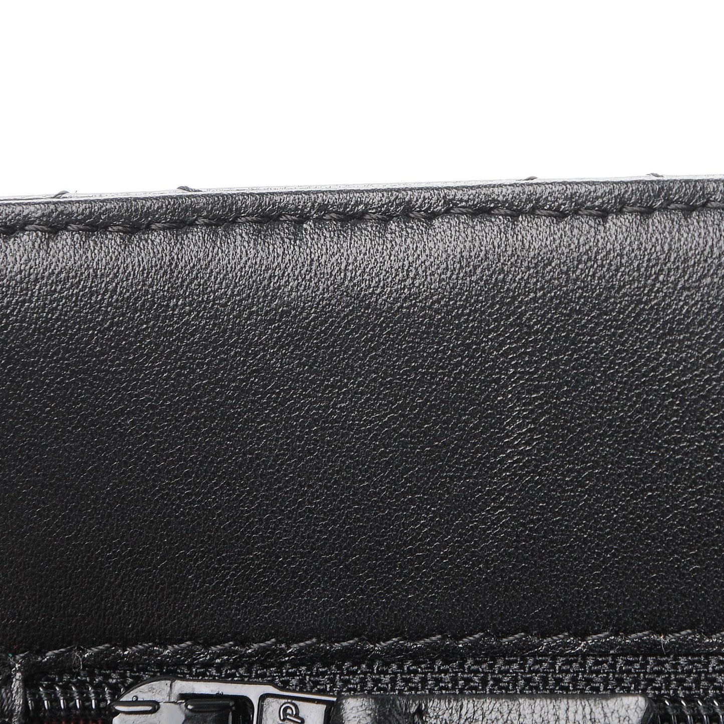 Lambskin Quilted Wallet On Chain WOC Black
