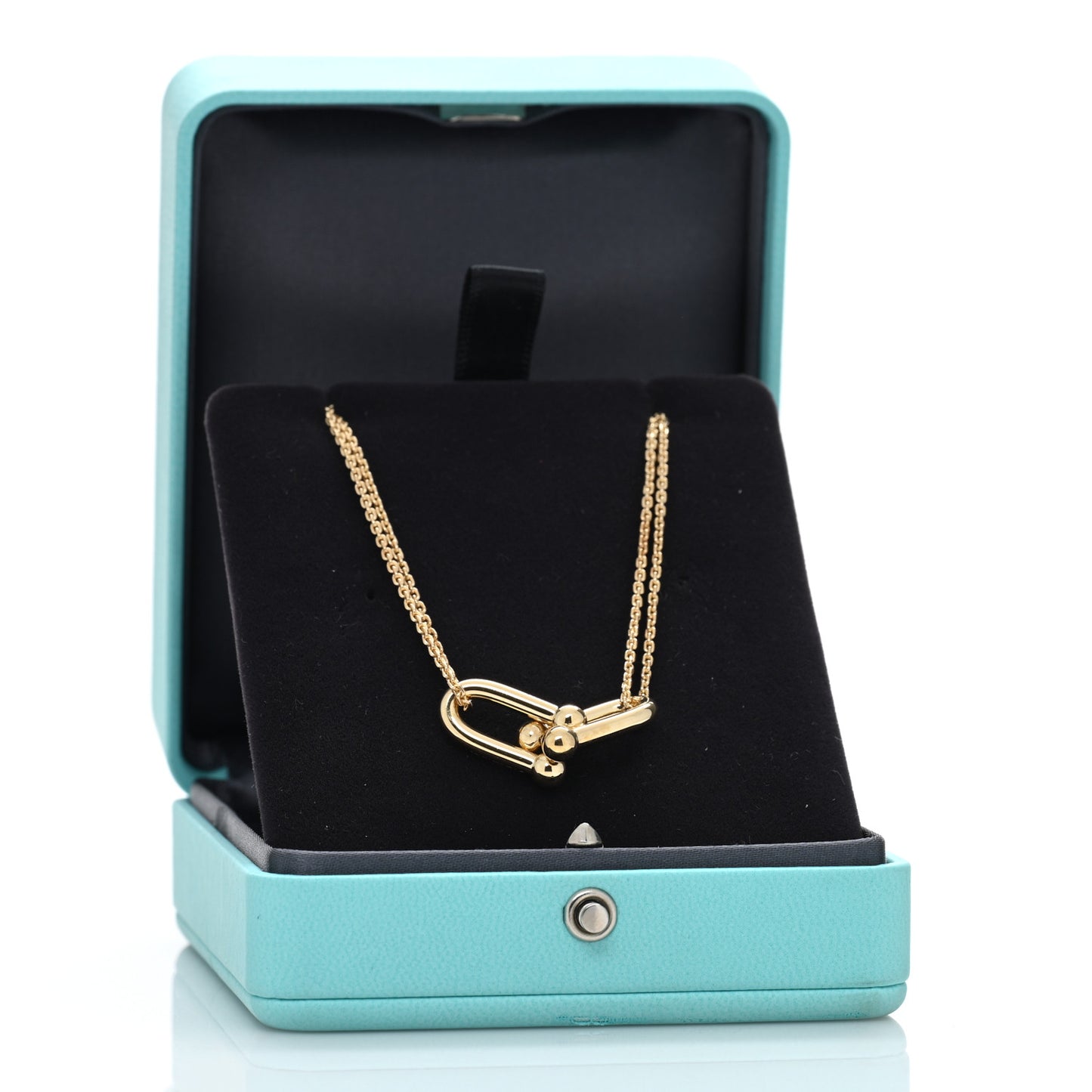 18K Yellow Gold HardWear Double Link Pendant Necklace