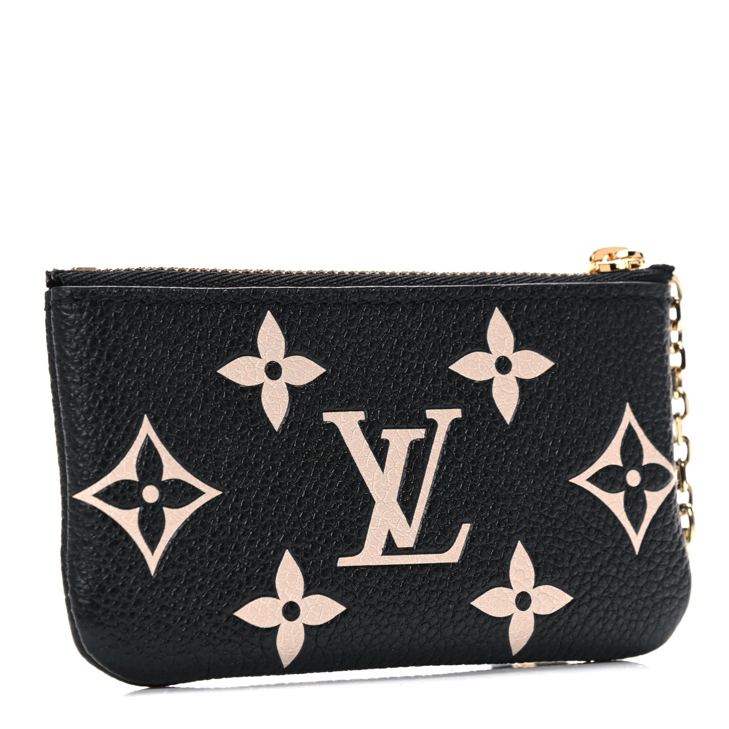 Empreinte Monogram Giant Key Pouch Black Beige