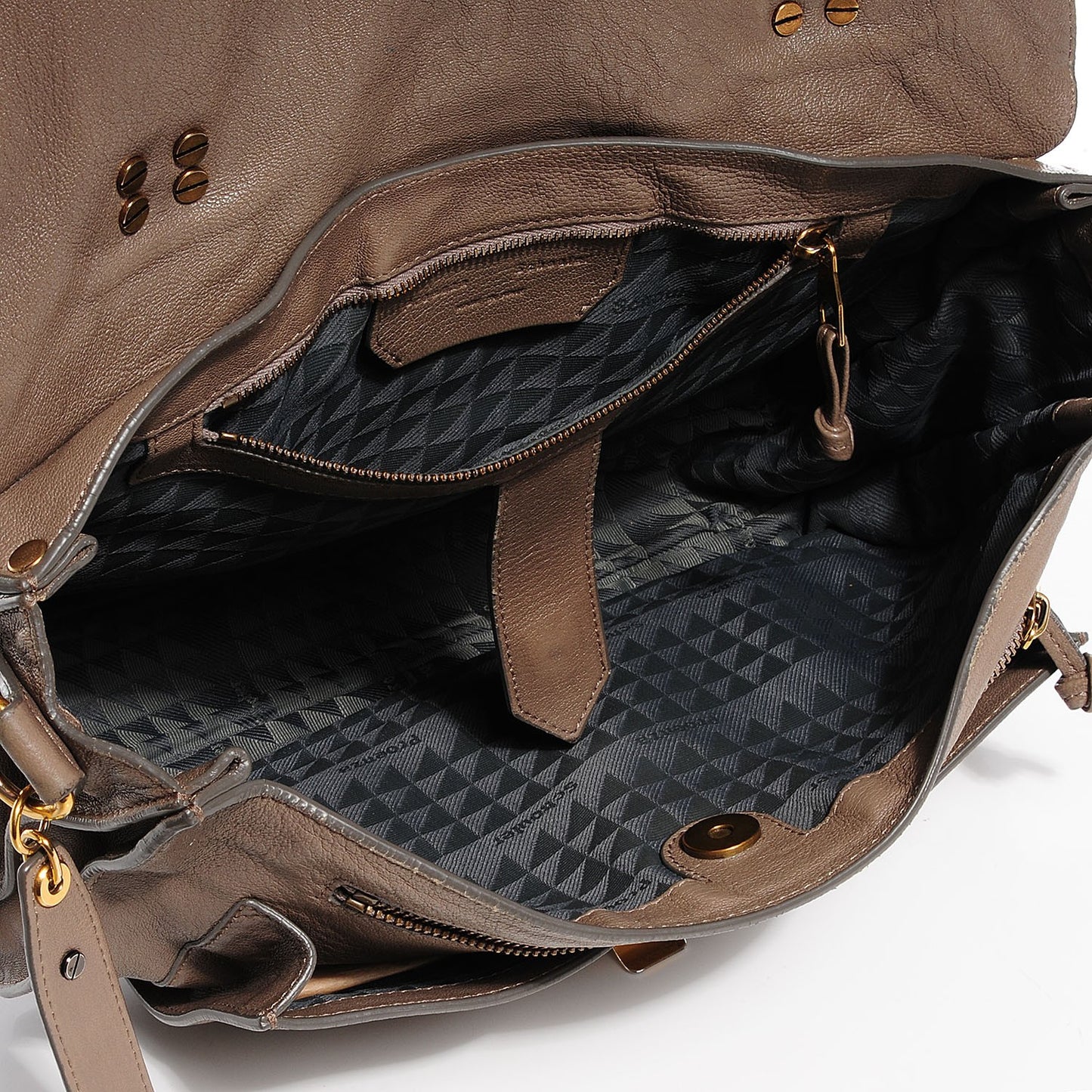 Lambskin Medium PS1 Satchel Smoke