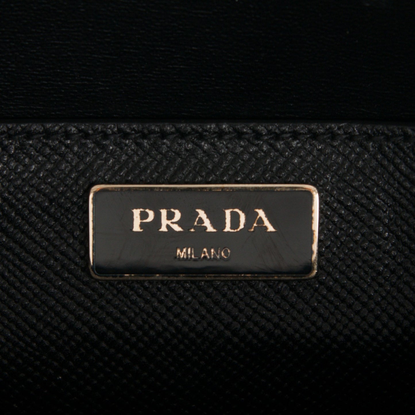 Saffiano Cuir Open Promenade Tote Black