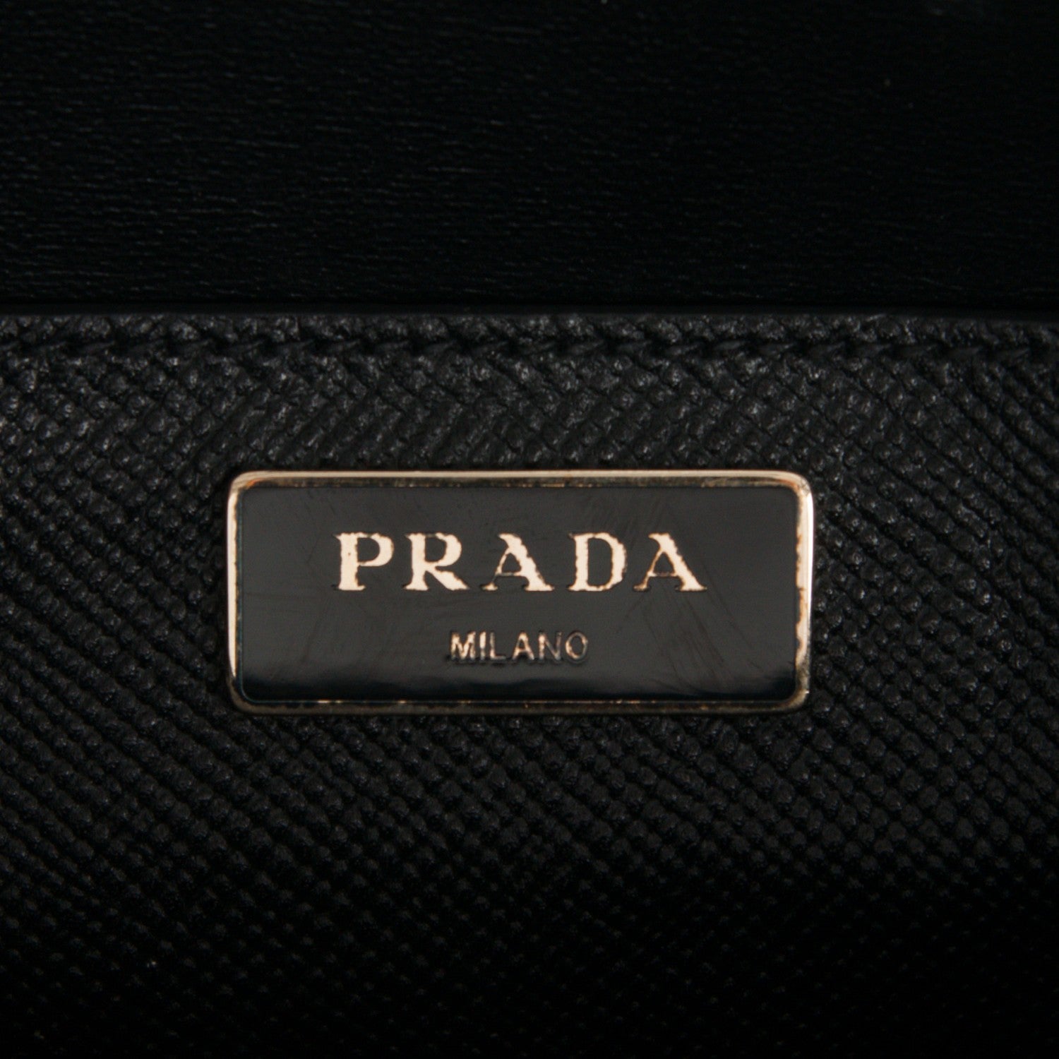 Prada Saffiano Cuir Open Promenade Tote Black 7 of 7