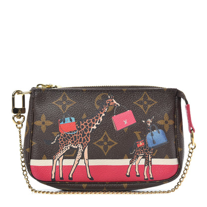Louis Vuitton Monogram 2017 Christmas Animation Mini Pochette Accessories 1 of 8