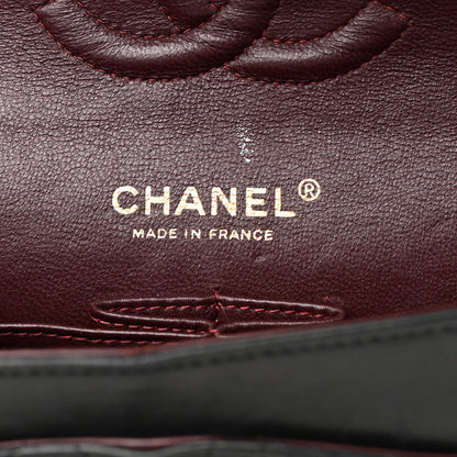 Chanel Lambskin Quilted Medium Double Flap Black 5 of 14