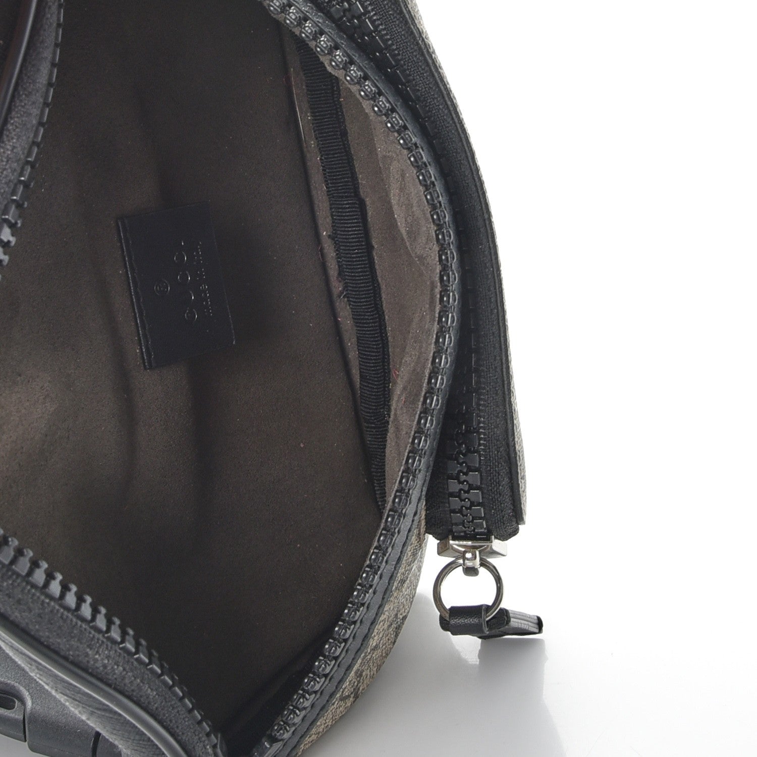 Gucci GG Supreme Monogram Belt Bag Black 5 of 13