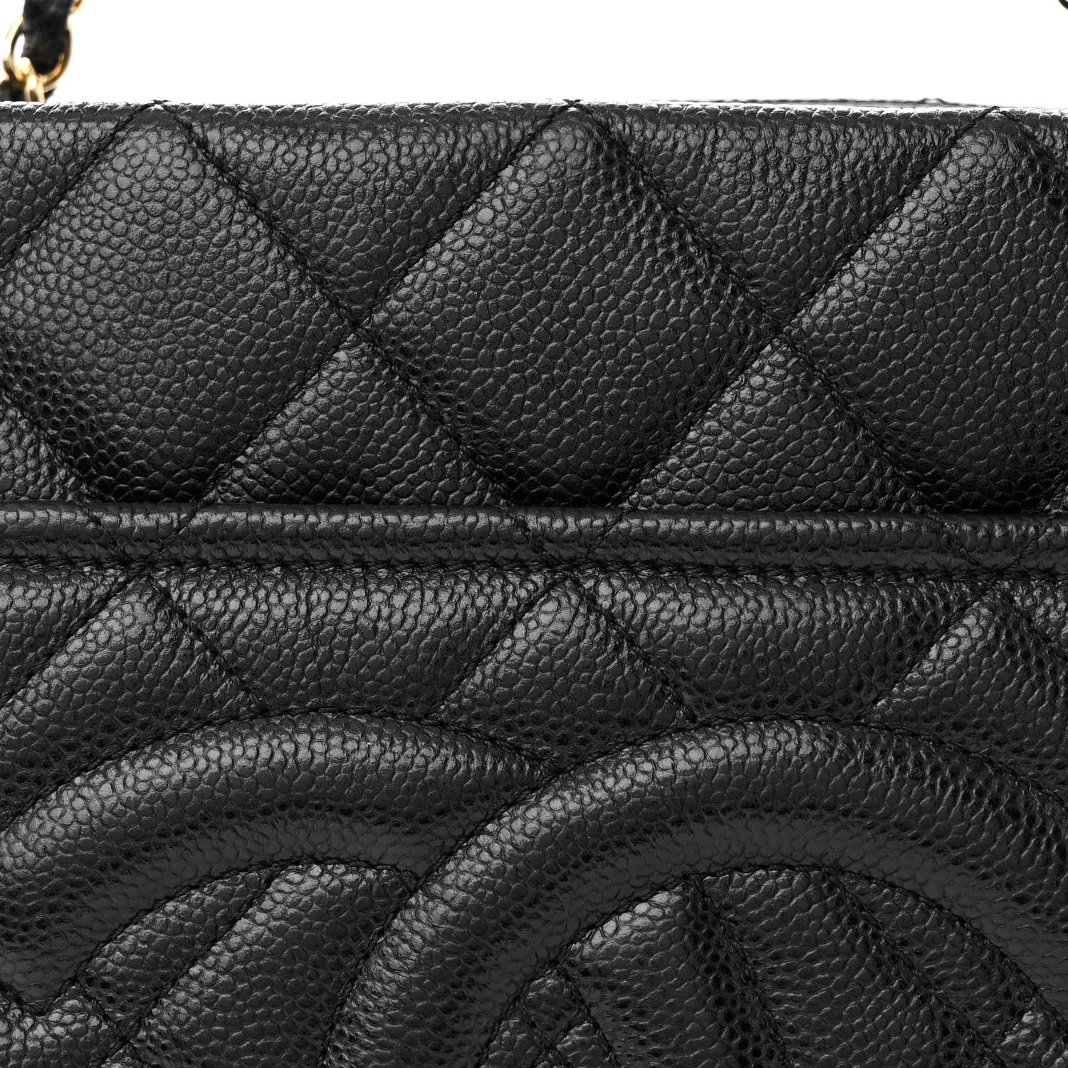 Chanel Caviar Quilted Timeless CC Soft Tote Black 10 of 13