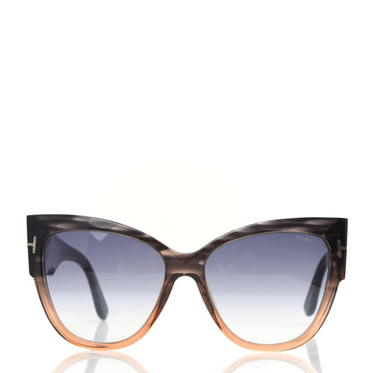 Tom Ford Anoushka Sunglasses TF371 Melange Grey Peach 2 of 8