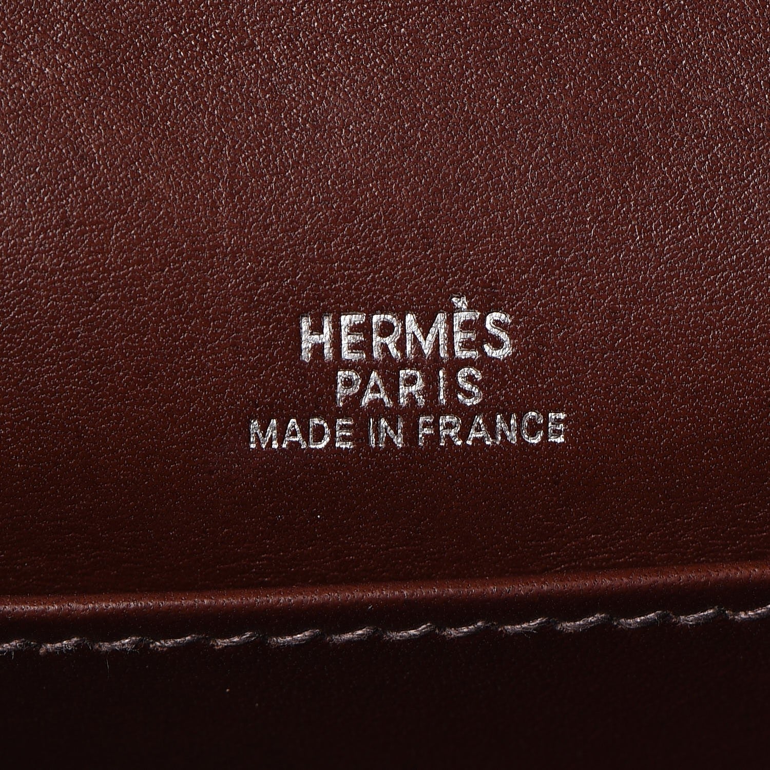 Hermes Evercalf Kelly Pochette Clutch Havane 14 of 25