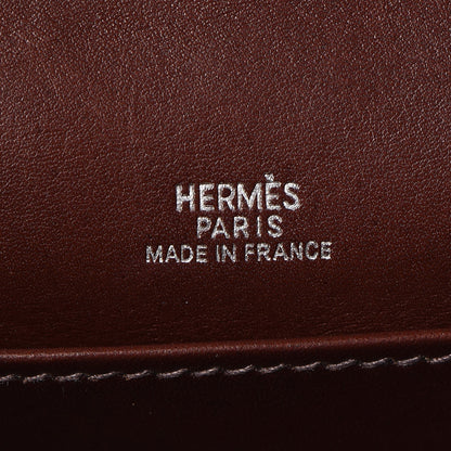Hermes Evercalf Kelly Pochette Clutch Havane 14 of 25
