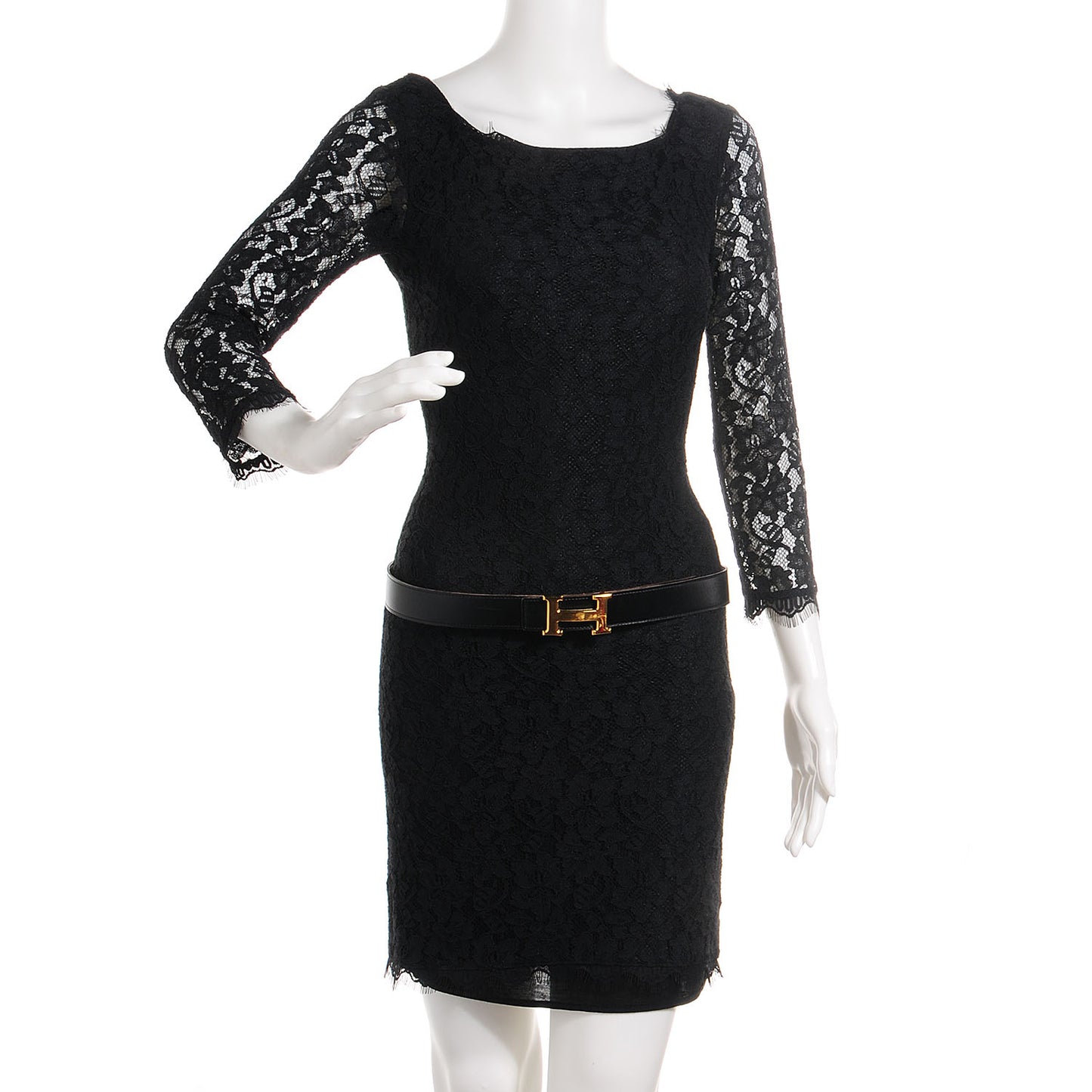Box Togo Reversible Polished Constance 32mm H Belt 90 Black Gold