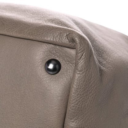 Saint Laurent Calfskin Sac Hamptons Weekender Bag Taupe 8 of 18