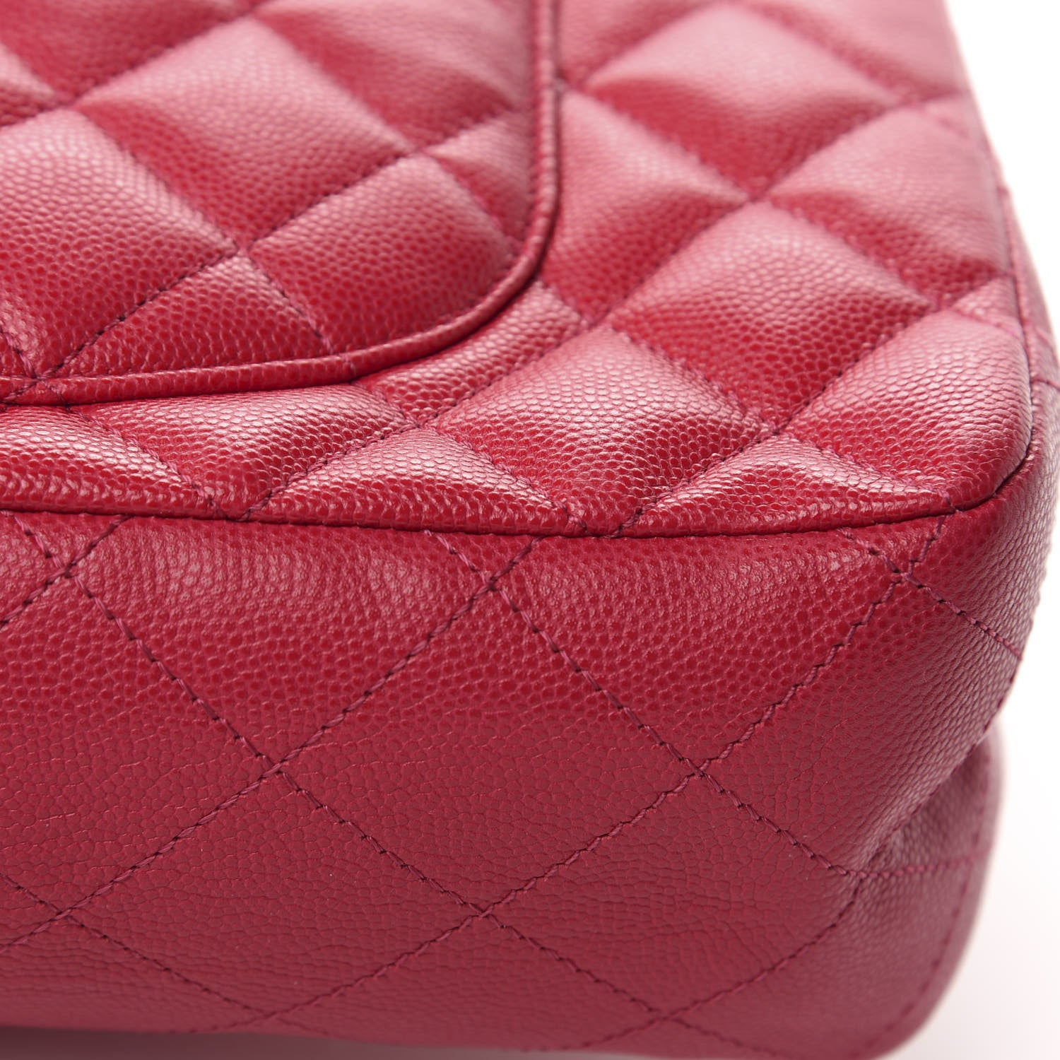Chanel Caviar Chevron Quilted 2.55 Reissue 226 Flap Fuchsia 11 of 12