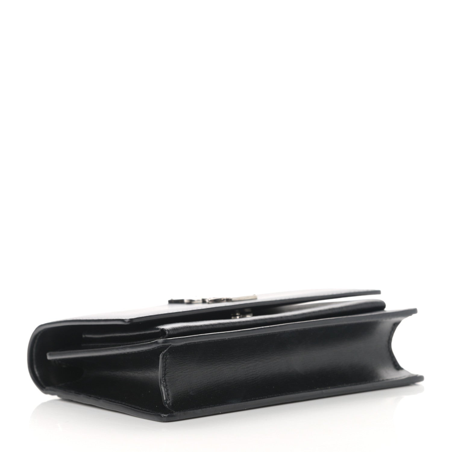 Saint Laurent Calfskin Monogram Sunset Chain Wallet Black 4 of 13