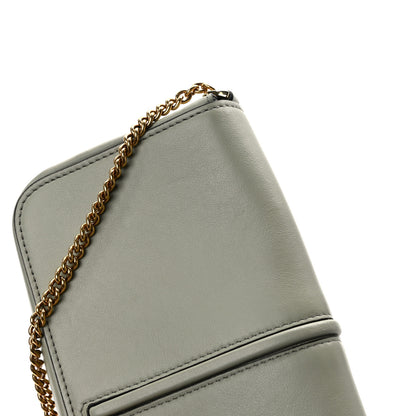Fendi Vitello Grace Matte Fendigraphy Wallet on Chain Green Tea 11 of 12