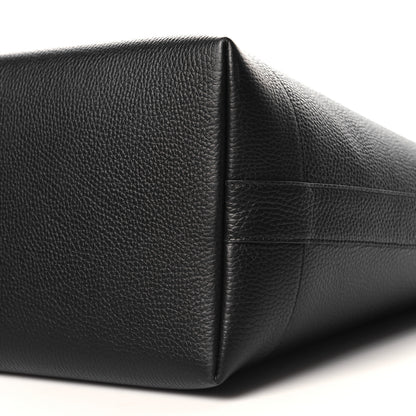 Burberry Grainy Calfskin Medium London Tote Bag Black 11 of 11