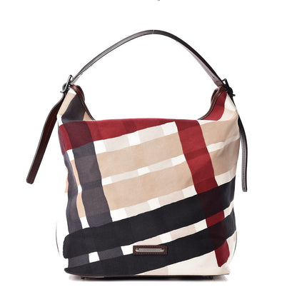 Burberry Canvas Check Bucket Bag Multicolor 1 of 17
