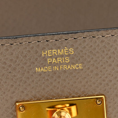 Hermes Epsom Kelly Longue Wallet Etain 7 of 13