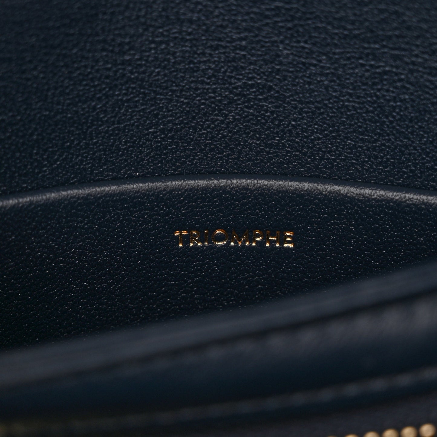 Shiny Calfskin Teen Besace Navy Blue