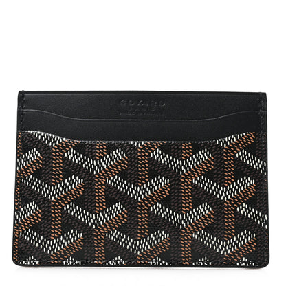 Goyard Goyardine Saint Sulpice Card Holder Black 1 of 6