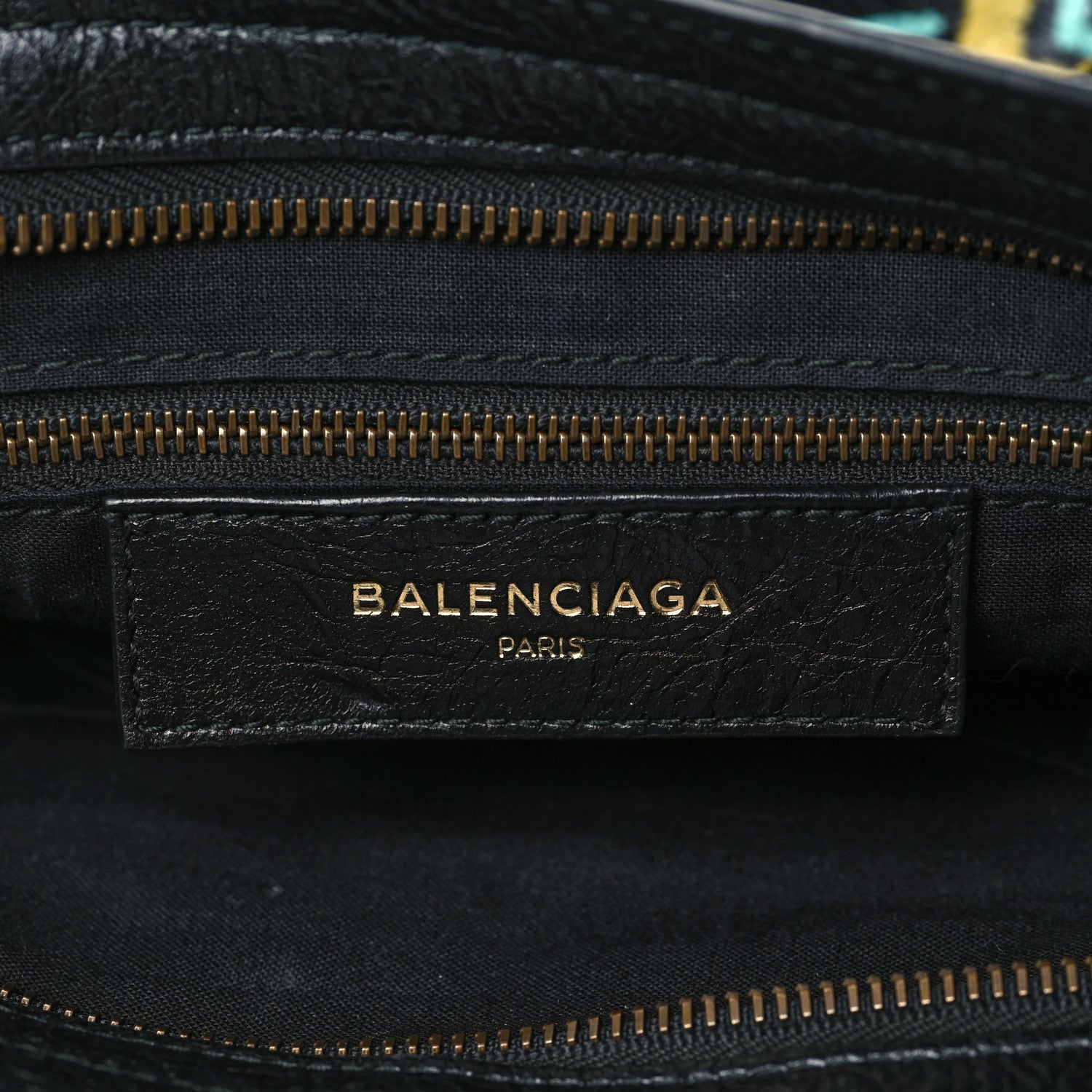 Balenciaga Agneau Graffiti All Over Classic Hardware City Black Multicolor 6 of 10