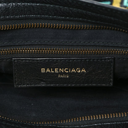 Balenciaga Agneau Graffiti All Over Classic Hardware City Black Multicolor 6 of 10