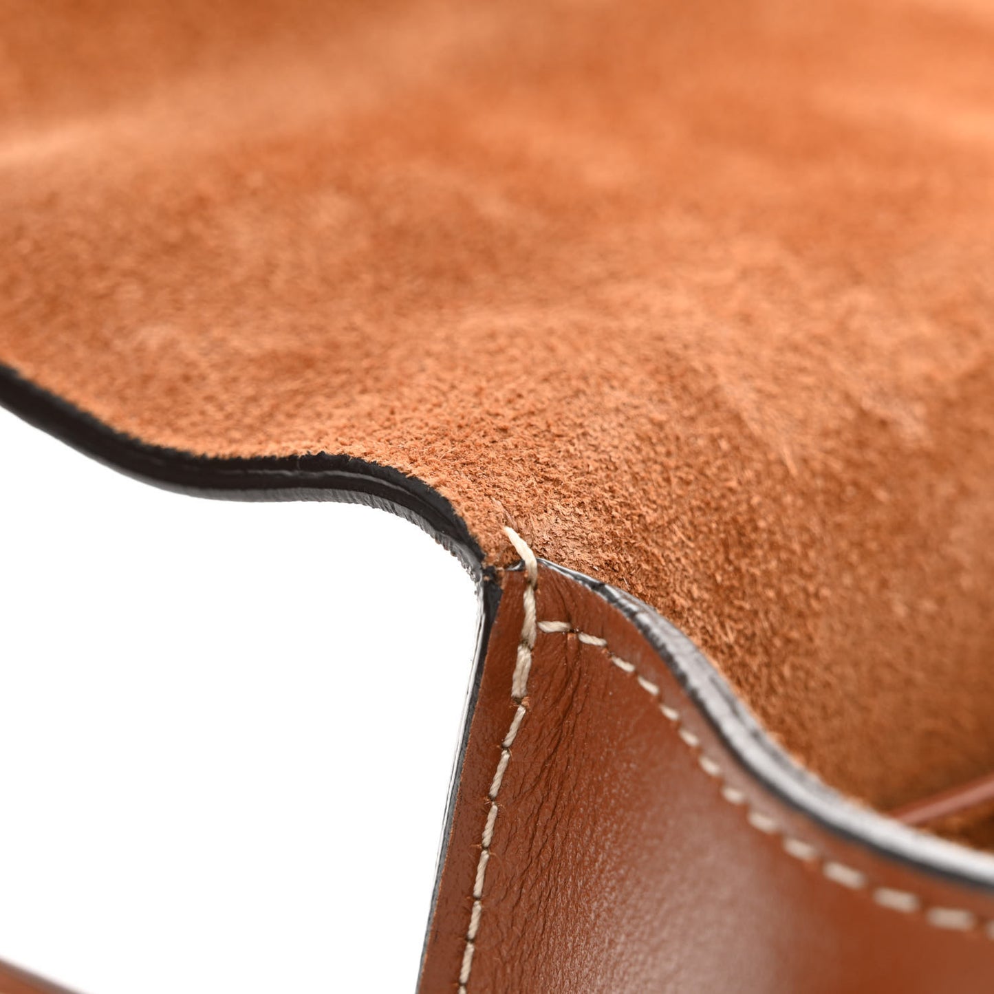 Smooth Calfskin Cuir Triomphe Folco Crossbody Bag Tan